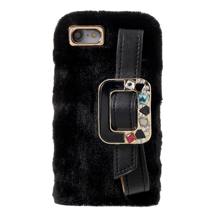 Soft Fur Coated TPU Cell Phone Cover for iPhone 8 / 7 4.7 inch-1