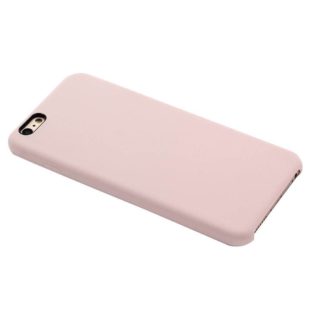 copertura In Silicone Liquido Con Bordi Avvolti Per Iphone 6s / 6 - Rosa-10