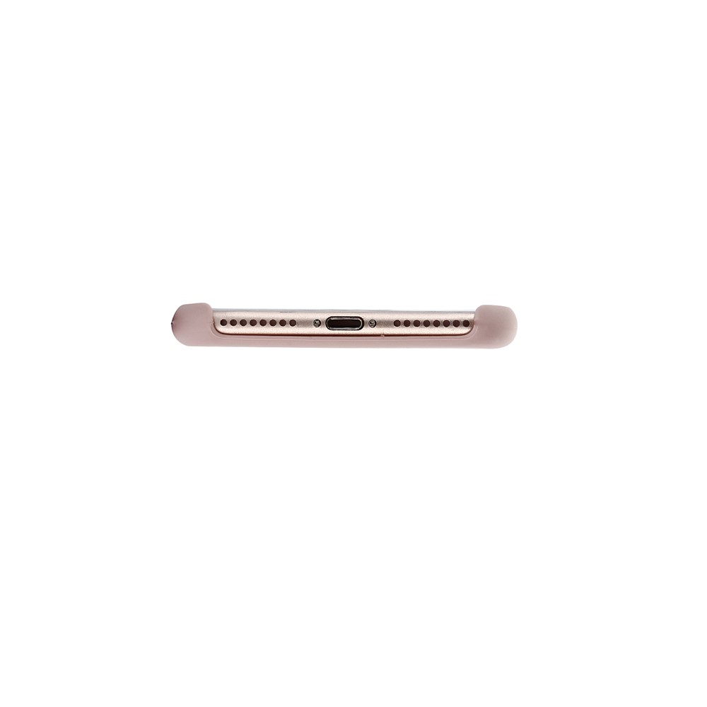 copertura In Silicone Liquido Con Bordi Avvolti Per Iphone 6s / 6 - Rosa-9