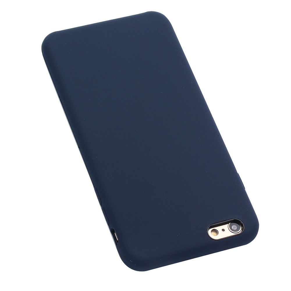 Edge Wrapped Liquid Silicone Case Accessory for iPhone 6s/6 - Blue-11