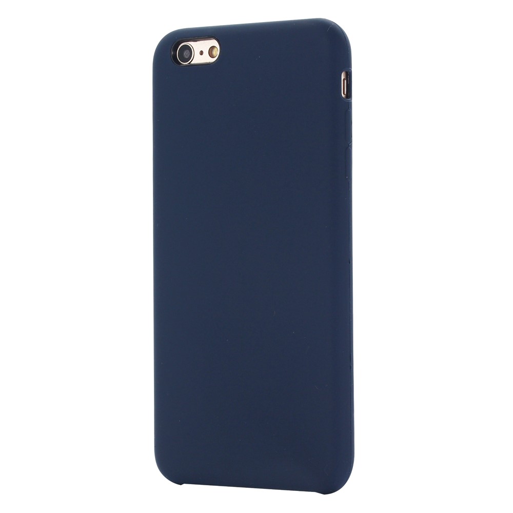 Edge Wrapped Liquid Silicone Case Accessory for iPhone 6s/6 - Blue-2