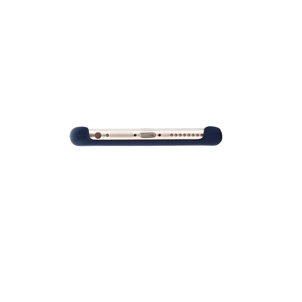 Edge Wrapped Liquid Silicone Case Accessory for iPhone 6s/6 - Blue-9