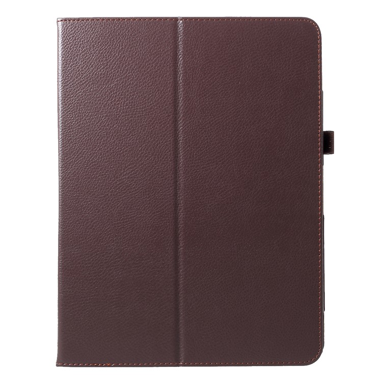 

For iPad Pro 12.9-inch (2018) PU Leather Flip Case Shell with Stand - Brown, iPad Pro 12.9-inch (2018)
