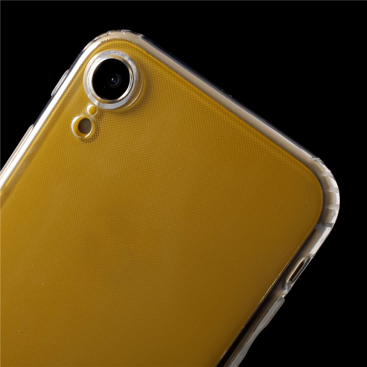 Anti-slip Clear TPU Back Phone Shell for iPhone XR 6.1 inch-4