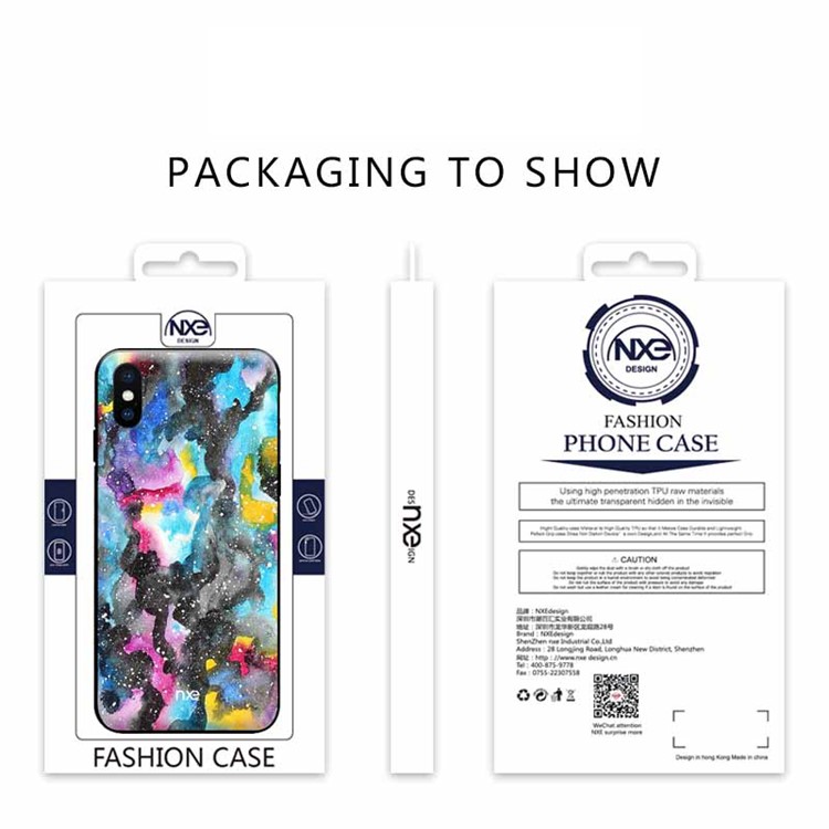 TPU-Handyhülle Für Das NXE-Muster Für Das IPhone XS / X 5,8 Zoll - Stil A-5