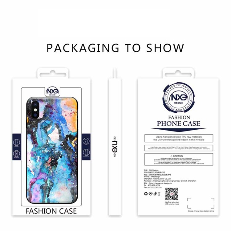 Coque En TPU Pour Impression De Motifs NXE Pour Iphone XS Max 6,5 Pouces - Style B-6