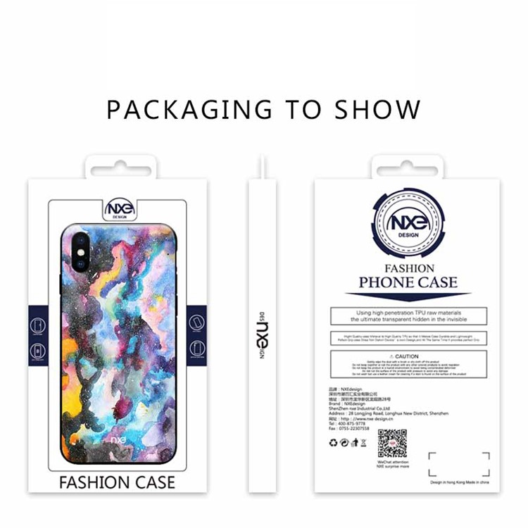 Coque En TPU Pour Impression De Motifs NXE Pour Iphone XS Max 6,5 Pouces - Style C-6