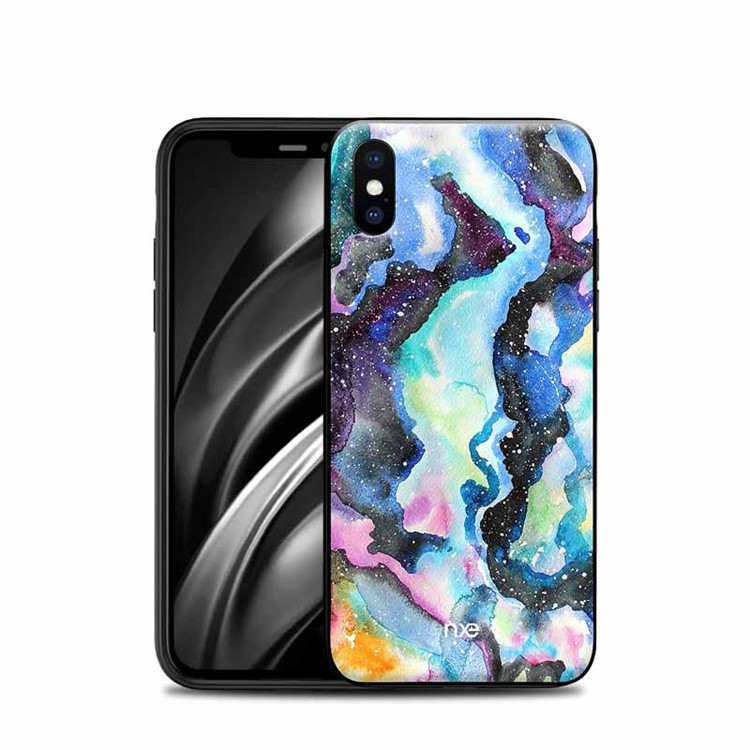NXE Шаблон Печати ТПУ Мобильный Чехол Для Iphone XS Макс 6,5 Дюйма - Стиль D-1