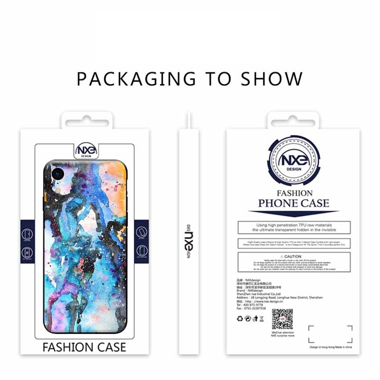 Coque En TPU Pour Impression De Motifs NXE Pour Iphone XR 6.1 Pouces - Style B-6