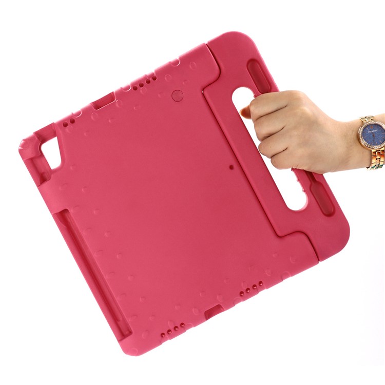 Drop-proof Kids Safe EVA Foam Shell Case with Kickstand for iPad Pro 12.9-inch (2018) - Rose-5