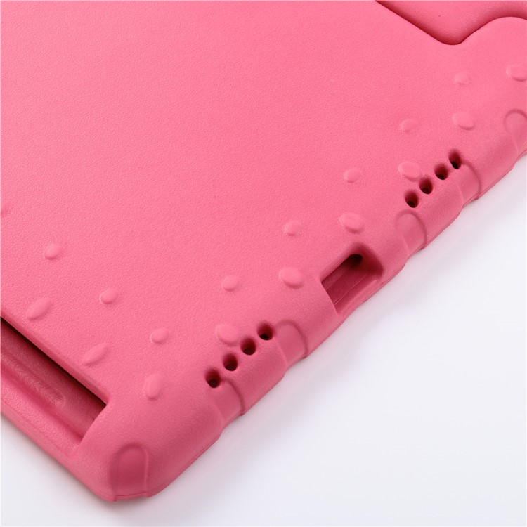 Drop-proof Kids Safe EVA Foam Shell Case with Kickstand for iPad Pro 12.9-inch (2018) - Rose-7