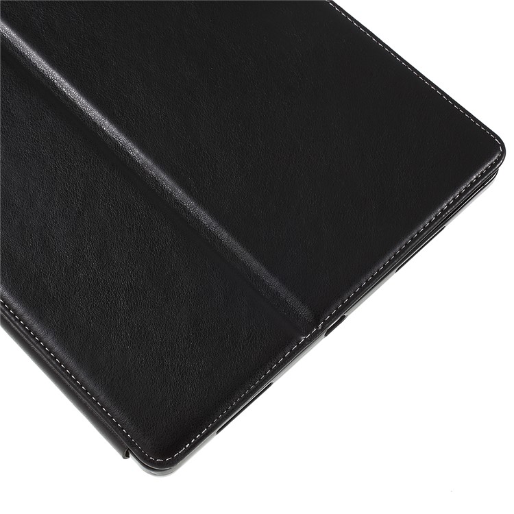 PU Leather Wallet Stand Tablet Case with Pen Slot for iPad Pro 11-inch (2018) - Black-4