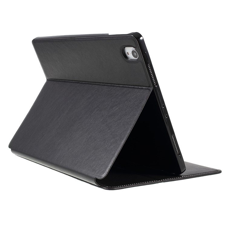 PU Leather Wallet Stand Tablet Case with Pen Slot for iPad Pro 11-inch (2018) - Black-7