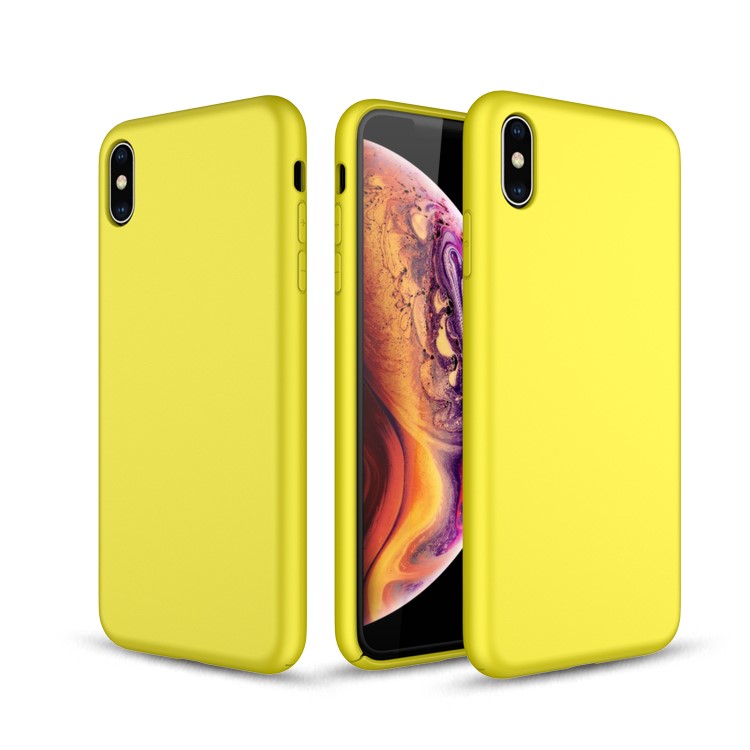 

Для Iphone XS Max 6,5-дюймовый Мягкий Чехол Для Мобильного Телефона TPU - Желтый