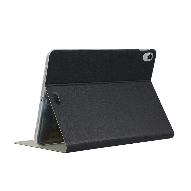 Wood Texture Stand Leather Smart Case for iPad Pro 11-inch (2018) - Black-7