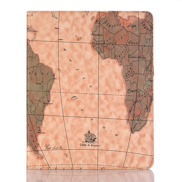 

World Map Pattern PU Leather Smart Shell for iPad Pro 11-inch (2018) - Style C, iPad Pro 11-inch (2018)