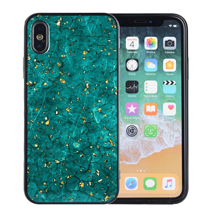 

Эпоксидная Лакированная Крышка ТПУ Для Iphone XS Макс 6,5 Дюйма - Зеленый, iPhone XS Max 6.5 inch