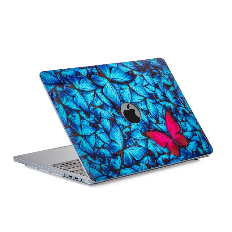 IMD Flower Style Pattern PC Protection Cover for MacBook Pro 13-inch (2016) A1706 A1708 A1989 - Style A-4