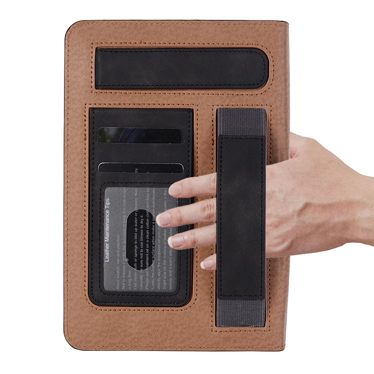 Estilo Retro Proteção De Couro PU Caso Inteligente Com Slots Para Cartões E Suporte Para Ipad Mini 4 / 3 / 2 / 1 - Preto-4
