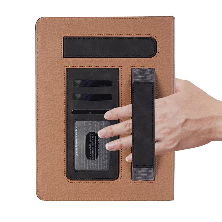 Retro Style PU Leather Smart Case for iPad 9.7-inch (2018) / 9.7-inch (2017) / Air 2 / Air - Black-4