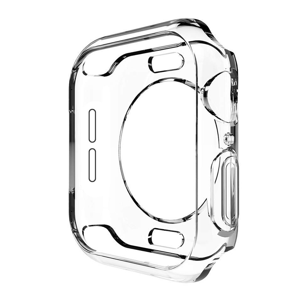 Hutprinz Für Apple Watch-Serie 5 4 40mm Klare Weiche TPU-Abdeckung + 3D-Haustier Gebogener Heißer Biegem