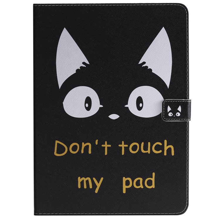 

Печать С Принтом Из Искусственной Кожи С Подставкой Для Кошелька Для Ipad Pro 11-inch (2018) - Сердитое Лицо И Предупреждения, iPad Pro 11-inch (2018)