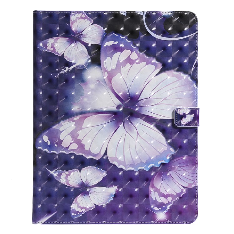 

Pattern Printing PU Leather Tablet Case for iPad Pro 12.9-inch (2018) - Purple Butterflies, iPad Pro 12.9 (2018)