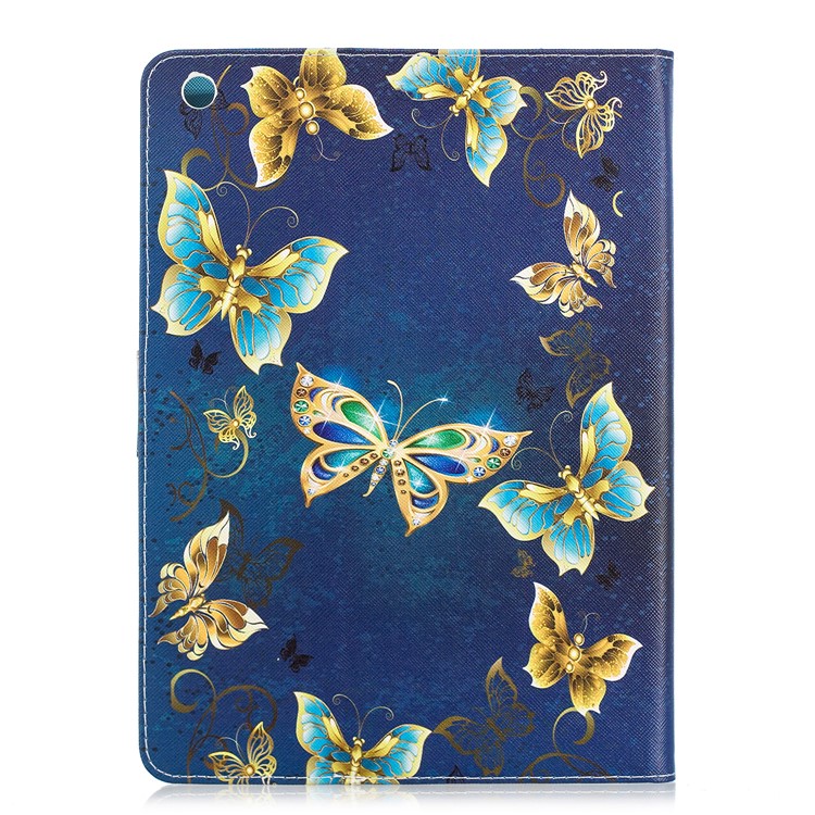 Caso Tablet Para Ipad 4/3/2 Impressão Padrão Wallet Stand Estojo De Couro - Linda Borboleta-2