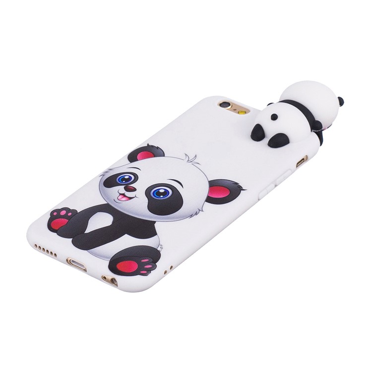 3D Cute Doll Patterned TPU Cell Phone Case for iPhone 6s / 6 4.7-inch - Lovely Panda-4