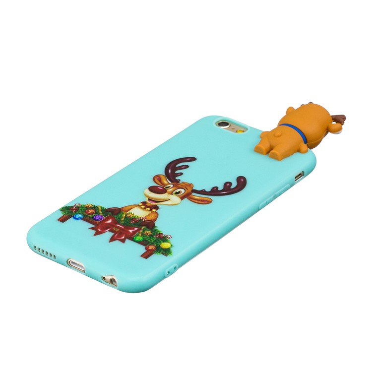 3D Cute Doll Patterned TPU Mobile Phone Case for iPhone 6s / 6 4.7-inch - Elk-5