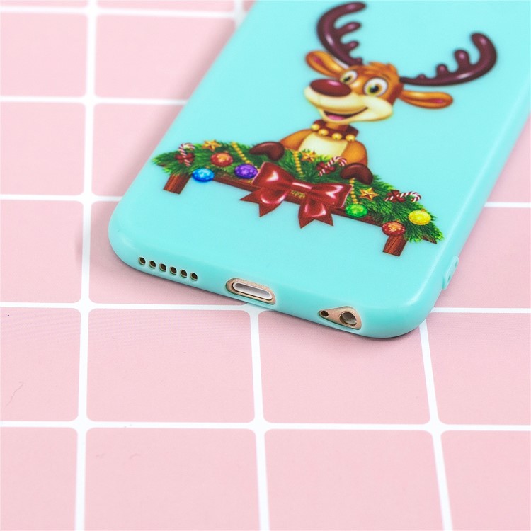 3D Cute Doll Patterned TPU Mobile Phone Case for iPhone 6s / 6 4.7-inch - Elk-7