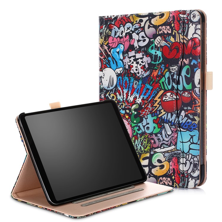 

Pattern Printing PU Leather Smart Tablet Case for iPad Pro 11-inch (2018) - Graffiti Pattern, iPad Pro 11-inch (2018)
