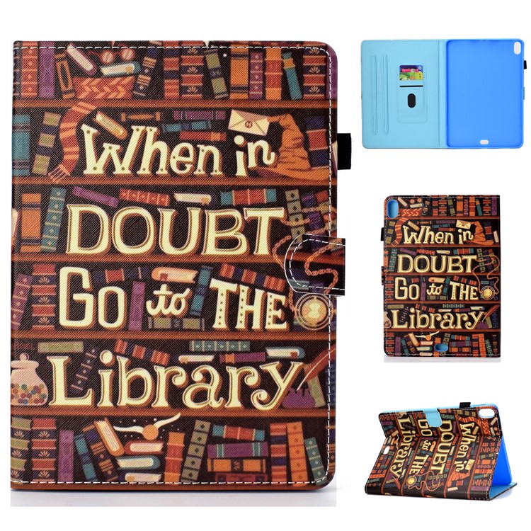 

Patterned Leather Card Holder Stand Protective Cover for iPad Pro 11-inch (2018) - Quote, iPad Pro 11-inch (2018)