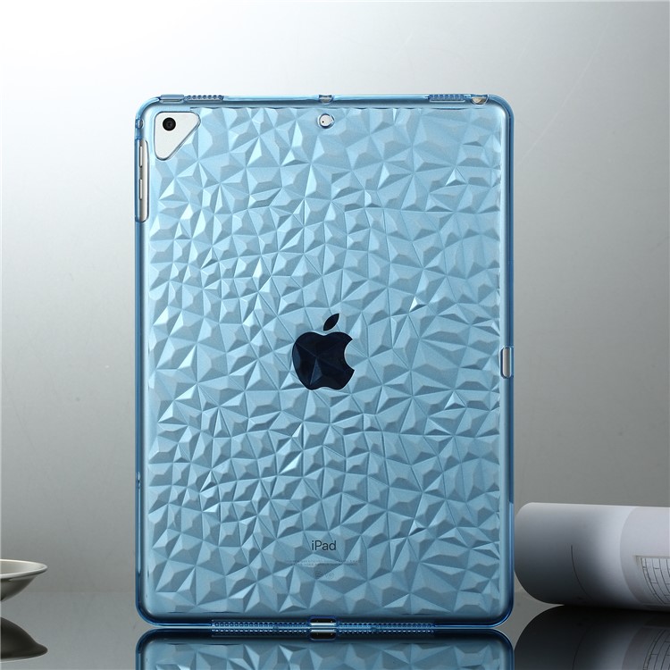 Funda De Protección TPU Con Textura De Diamante 3D Para IPad 9.7 Pulgadas (2018) /9.7-inch (2017) / Air 2 / Air - Azul-2