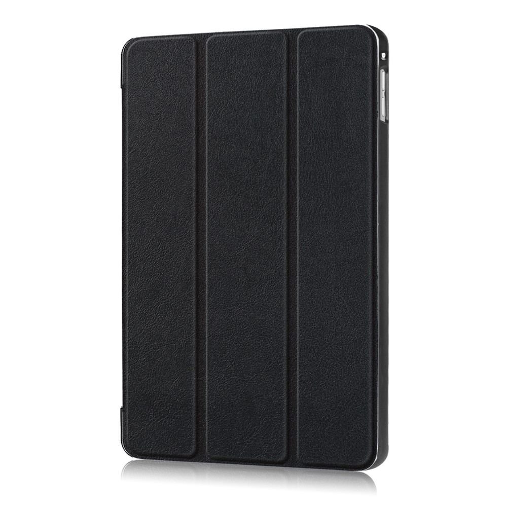 Caixa Esperta Do Couro Tri-fold Do Suporte Para O Mini Ipad (2019) 7.9 Inch / mini 4 - Preto-4