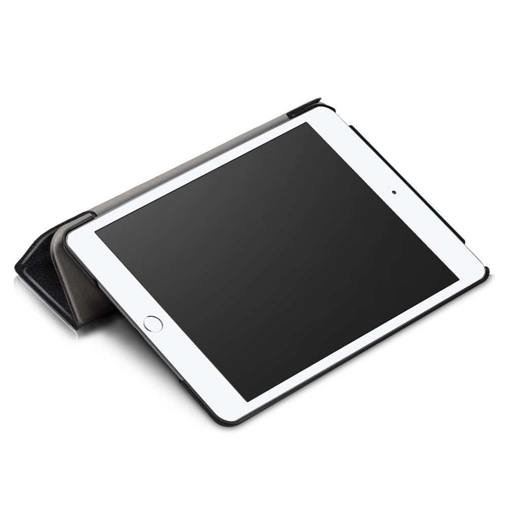 Caixa Esperta Do Couro Tri-fold Do Suporte Para O Mini Ipad (2019) 7.9 Inch / mini 4 - Preto-7