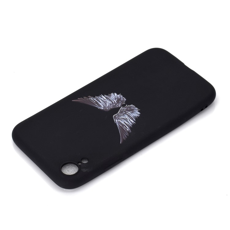 Matte Pattern Printing TPU Mobile Phone Cover for iPhone XR 6.1 inch - Wings-4