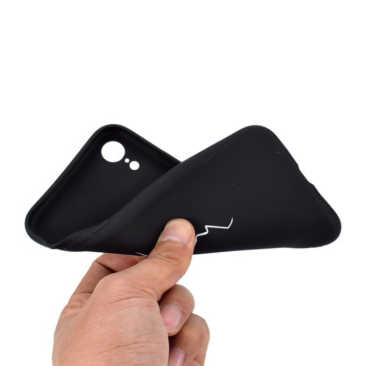 Matte Pattern Printing TPU Mobile Phone Cover for iPhone XR 6.1 inch - Abstract Face-5