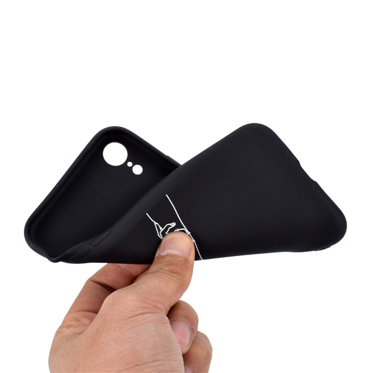 Motif Mate Impression Couverture De Téléphone Portable TPU Pour Iphone XR 6.1 Pouces - Main Dans La Main-5