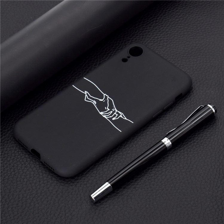 Motif Mate Impression Couverture De Téléphone Portable TPU Pour Iphone XR 6.1 Pouces - Main Dans La Main-6
