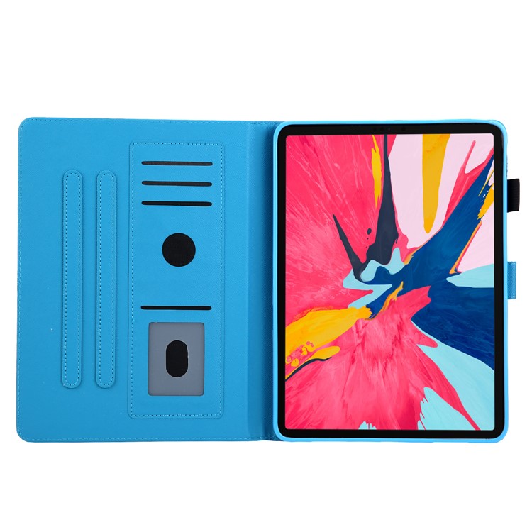 Animal Series Patterned Leather Card Holder Case for iPad Pro 11-inch (2018) - Shar Pei Pattern-3