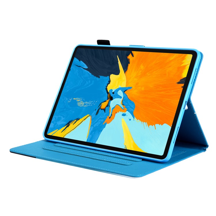 Animal Series Patterned Leather Card Holder Case for iPad Pro 11-inch (2018) - Shar Pei Pattern-4