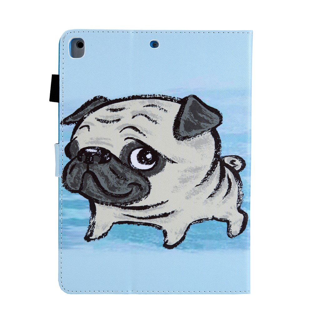 Animal Series Patterned Leather Card Holder Case for iPad 9.7-inch (2018) / 9.7-inch (2017) / Air (2013) / Air 2 - Shar Pei-2