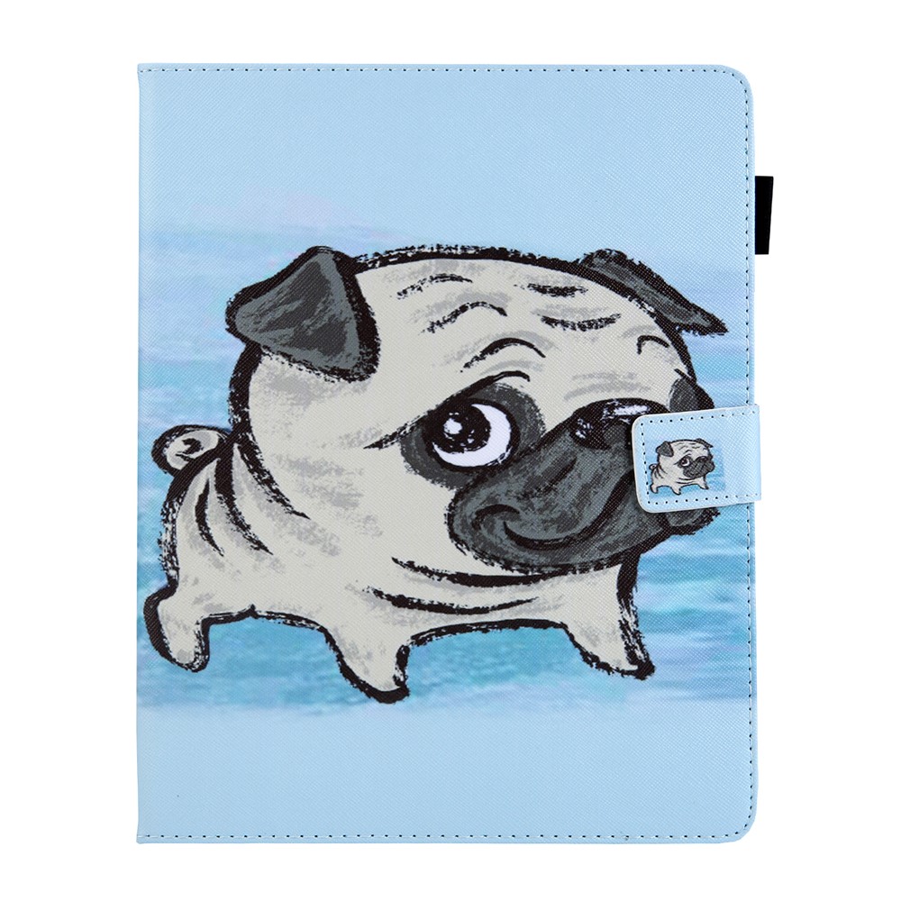 Animal Series Estuche Con Tarjeta de Cuero Estampado Para Ipad 9.7 Pulgadas (2018) / 9.7 Pulgadas (2017) / Air (2013) / Air 2 - Shar Pei