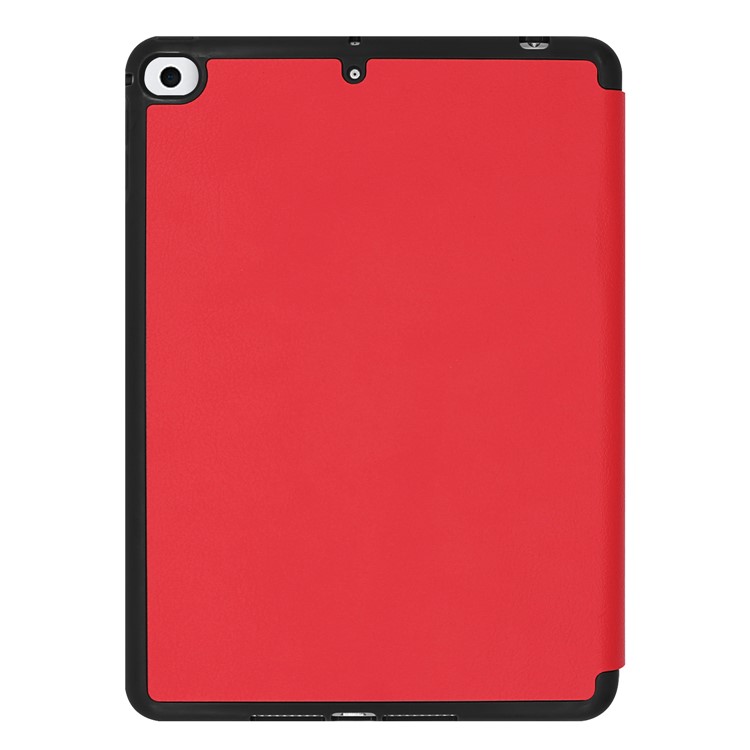 Tri-fold Stand PU Leather Smart Case with Pen Slot for iPad mini (2019) 7.9 inch / iPad mini 4 - Red-10