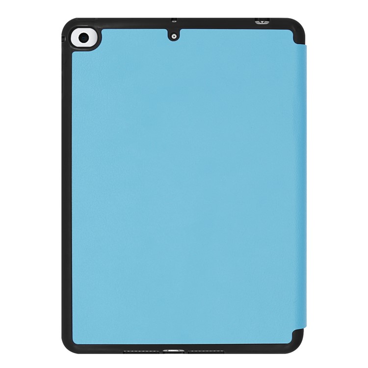 Dreifachgefalteter Standplatz PU-Ledertasche Mit Stift Für Ipad Mini (2019) 7,9 Zoll / iPad Mini 4 - Baby Blau-10