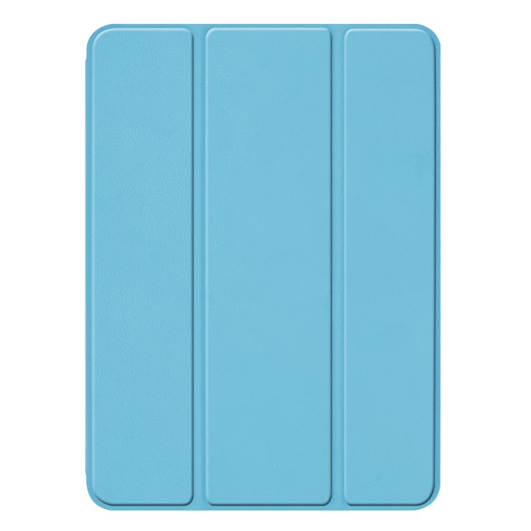 Dreifachgefalteter Standplatz PU-Ledertasche Mit Stift Für Ipad Mini (2019) 7,9 Zoll / iPad Mini 4 - Baby Blau-11