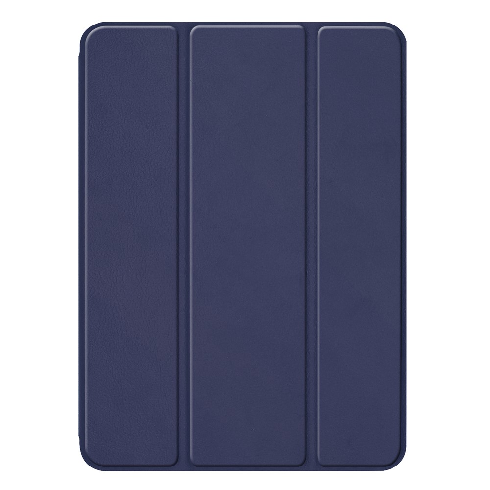 Tri-fold Stand PU Leather Smart Case with Pen Slot for iPad mini (2019) 7.9 inch / iPad mini 4 - Dark Blue-11