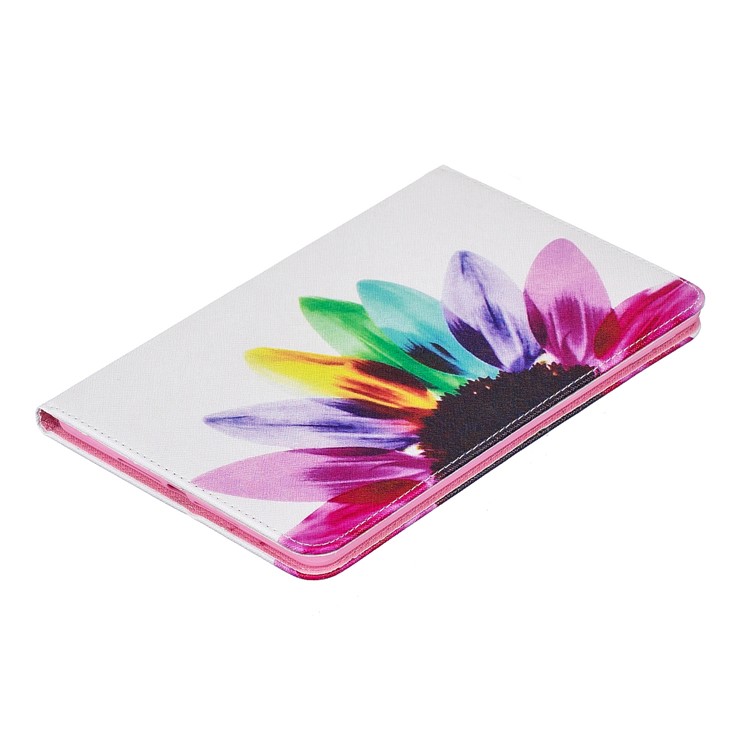 Tablet Case for iPad mini (2019) 7.9 inch Pattern Printing PU Leather Wallet Stand Shell - Colorful Petals-4