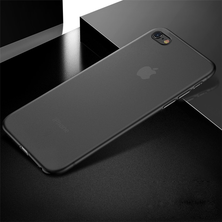 X-LEVEL Ultra-thin 0.4mm Matte PP Mobile Phone Shell for iPhone 6s Plus/6 Plus 5.5 inch - Transparent Black-1